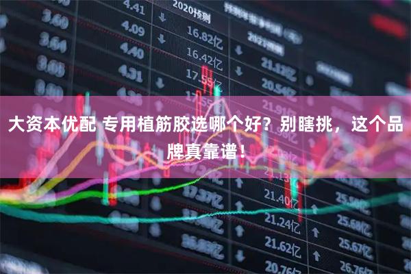 大资本优配 专用植筋胶选哪个好？别瞎挑，这个品牌真靠谱！