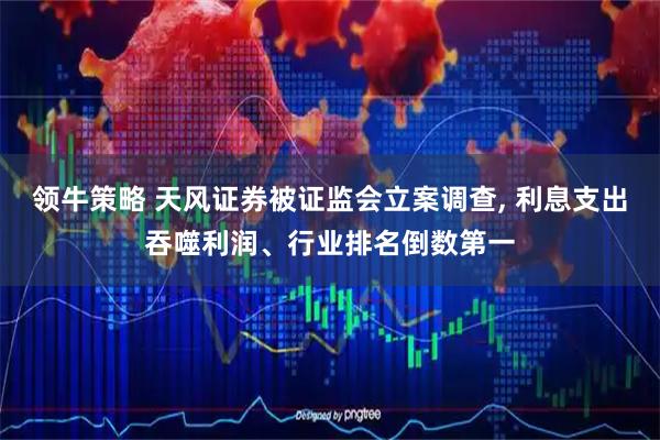 领牛策略 天风证券被证监会立案调查, 利息支出吞噬利润、行业排名倒数第一