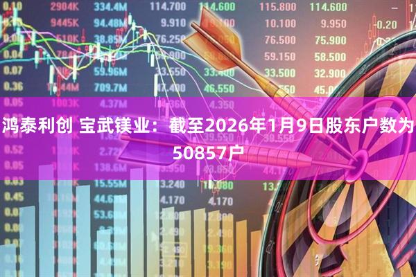 鸿泰利创 宝武镁业：截至2026年1月9日股东户数为50857户